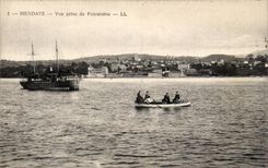 CPA Hendaye Seen from of Fontarabie