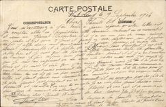 CPA Road of Gabas Rapids of Gave d' Ossau and bottom of Gabas