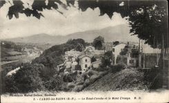 CPA CAmbo les Bains High Cambo and the mount of Ursaya