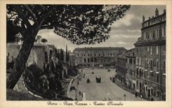 CPA Italien Italien Rom Rupe Tatpea Teatro Marcello