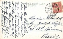 CPA Croatia Croatia Fiume Molo Adamich Boat