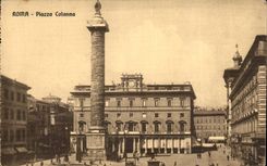 CPA Italien Italien Rom Marktplatz Colonna