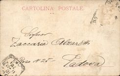 CPA Italien Italien ein saluti des Genua-Marktplatzes Caricamento