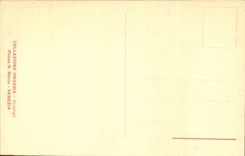 CPA Large Italy Italia Venezia Canal E Ca of oro