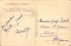 Rouen CPA View on the city and the cathedral