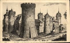 Rouen CPA the castle of Philippe Auguste builds in 1204