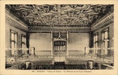 Rouen CPA Law courts the ceiling of the Court of Assizes