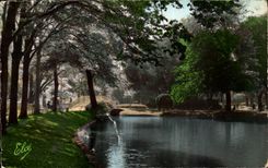CPA Bordeaux a corner of the public garden