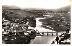 CPA Behobie international Bridge on Bidssoa Irun
