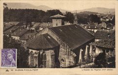 CPA Saint Jean Foot of Port the apse of the church