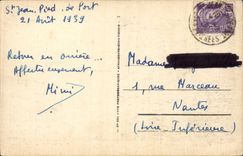 CPA Saint Jean Foot of Port the apse of the church