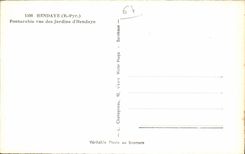 CPA Hendaye Fontarabie seen of the gardens of Hendaye