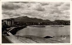 CPA St Jean de Luz La rade et le massif de la Rhune