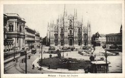 CPA Italy Italia Milano Piazza del Duomo