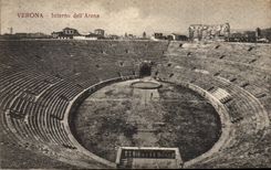 CPA Italien Italien Verona Interno LED Arena