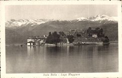 CPA Italien Italien Isola blokte lago Maggiore