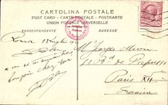 CPA Italien Italien Rom Catacomb di S Calisto Cappella di Cornello