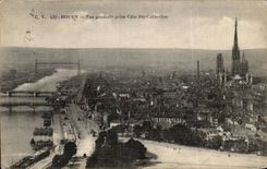 CPA Rouen View taken Dimension co Catherine