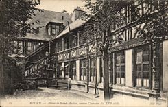CPA Rouen Aitres de Saint Maclou old mass grave of 16th