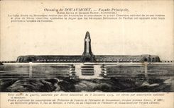 CPA Ossuary of Douaumont principal Frontage