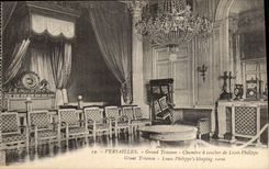 CPA Versailles Grand Trianon Chambre has to sleep of Louis Philippe