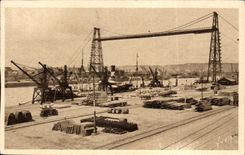 CPA Rouen the transporter bridge