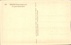 CPA Rouen the transporter bridge