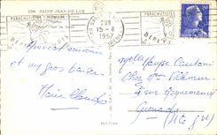 CPSM St Jean de Luz Maison de l'infante Pelote basque