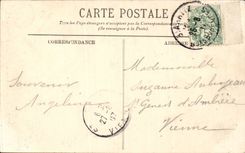 CPA Biarritz Eglise Sainte Eugenie Sortie de messe