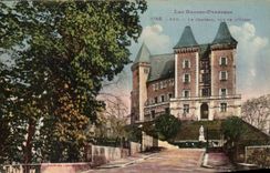 CPA Pau das Schloss gesehen vom Westen