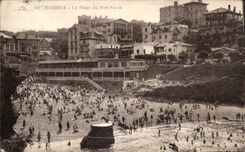 CPA Biarritz La plage du port Vieux