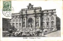 CPA Italien Italien Fontana di Trevi