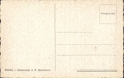 CPA Italien Italien Rom Catacomba di S Sebastiano