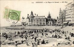 CPA Ostend the beach and Kursaal