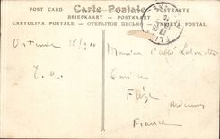 CPA Ostende der Strand und das Kursaal