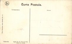 CPA Ostende Kirche-Str Pierre und Paul-Kanzel der Wahrheit