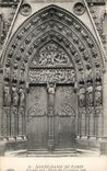 CPA Paris Notre Dame Facade sud Porte du Croisillon sud
