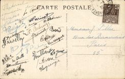 CPA Lourdes Appearance of the virgin