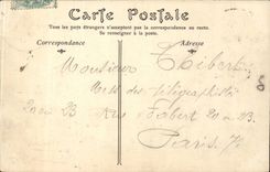 CPA Interior Pau of the castle dining room