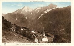 CPA Good Water Village of Aas and Pic of Ger (2612m)