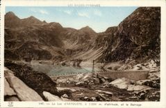 CPA the Lake Artouste and stopping