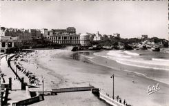 CPSM Biarritz La grande plage