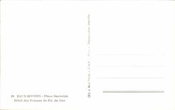 CPSM Good Eaux Places Darralde Hotel of the Princes and the Peak of GEr