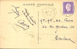 CPA Biriatou Hotel Restoring Atchenia Bonnet Seen on the Spanish slope of the starting point of the nationalist attack 9