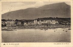 CPA St Jean de Luz Vue generale de la Rhune