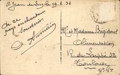 CPA St Jean de Luz Vue sur la nouvelle promenade Ste Barbe