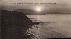 CPA St Jean de Luz Coucher de soleil sur le Jaizquibel