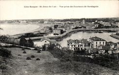 CPSM St Jean de Luz Vue prise des hauteurs de Bordagain