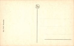 CPA Belgium Leuwen Ruins Street of the station (currently which occurred of Combine)