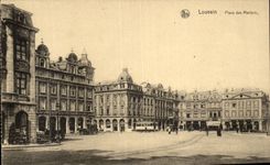 CPA Belgium Leuwen Places Martyrs